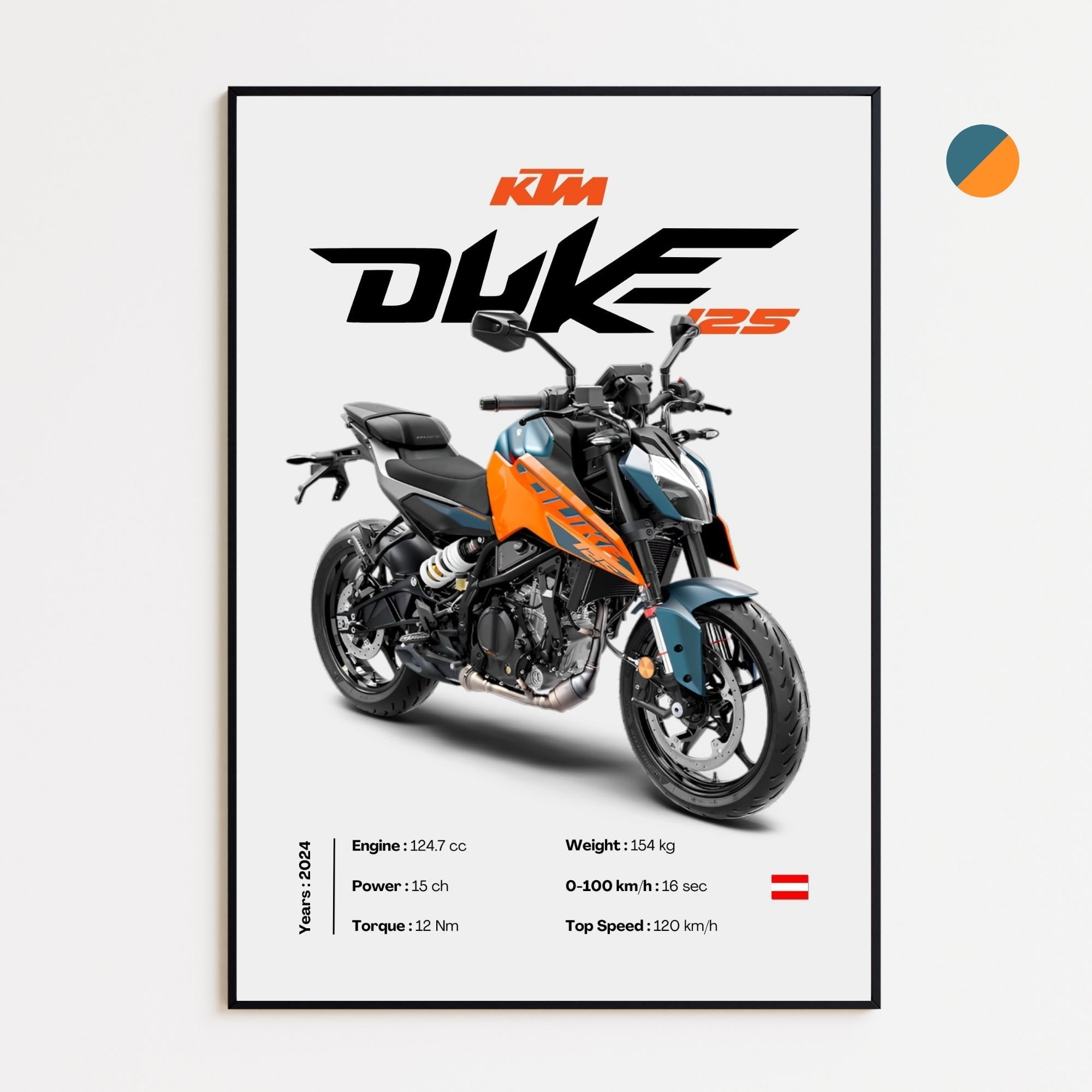 Ktm Parafango Forcella Per 2023-2024 Protezione Disco Freno