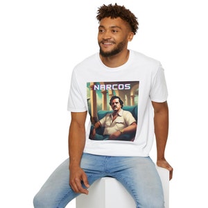 Pablo Escobar Narcos kartel T-shirt Design, Pedro Pascal shirt, Narco Netflix Show, grappige meme T-shirt, Mexico