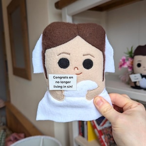 Cadeau mariée poupée doudou mariage personnalisé seras-tu ma carte de demoiselle d'honneur fiançailles drôle Mr Mme cadeau de mariage jouet souvenir