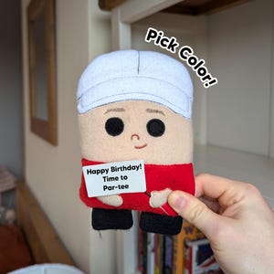 Cadeau de golf doudou golfeur carte d'anniversaire personnalisée joueur de golf cadeau drôle de poupée de golf amateur de peluche mignonne saluant la fête des pères