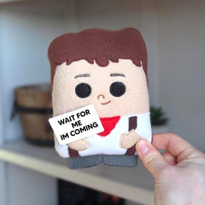 Hades plushie musicals birthday card cute broadway lover gift ideas doll theatre fans merch wait for me lyrics quotes
