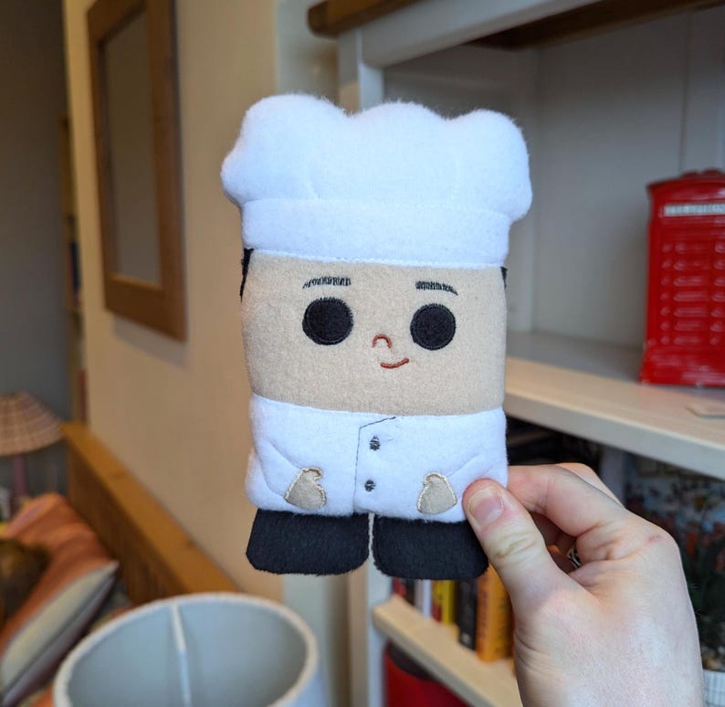 Chef Plushie Personalised Cook Gift Restaurant Crew Birthday Card Funny ...