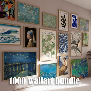 WHOLE SHOP SALE, 1000 Mega Bundle Wall Art, Gallery Wall Art, Printable Wall Art, Eclectic Gallery Set, Maximalist Wall Art, Trendy Prints
