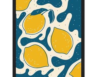 Framed print "Lemons"