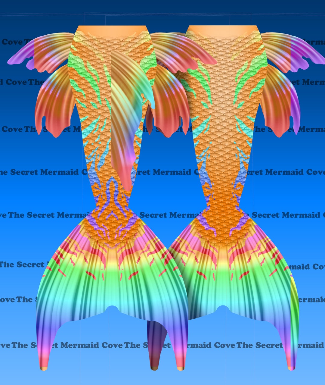 DIY Your Mermaid Tail, Mahina, Rarity, Size M - Etsy