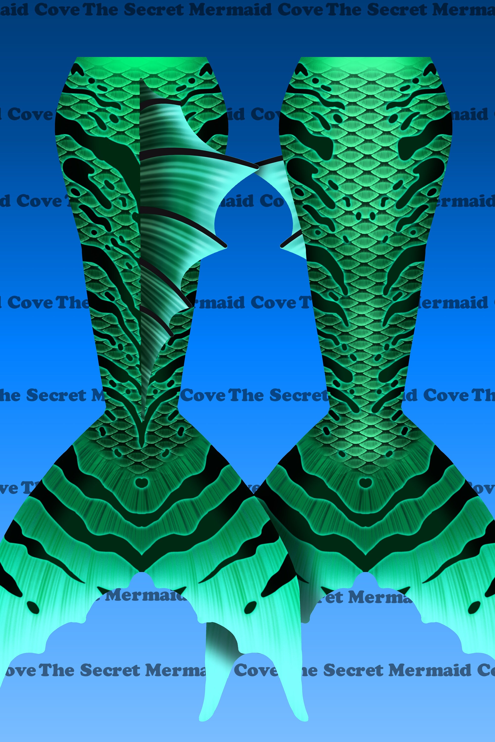 DIY Your mermaid tail, Mahina, Algae, Size xxs
