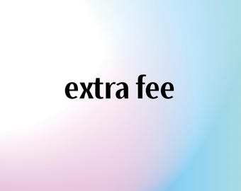 custom link-extra fee