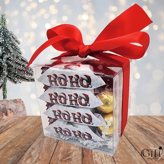 Personalized Christmas Candy Gift Box – Elegant Holiday Treat