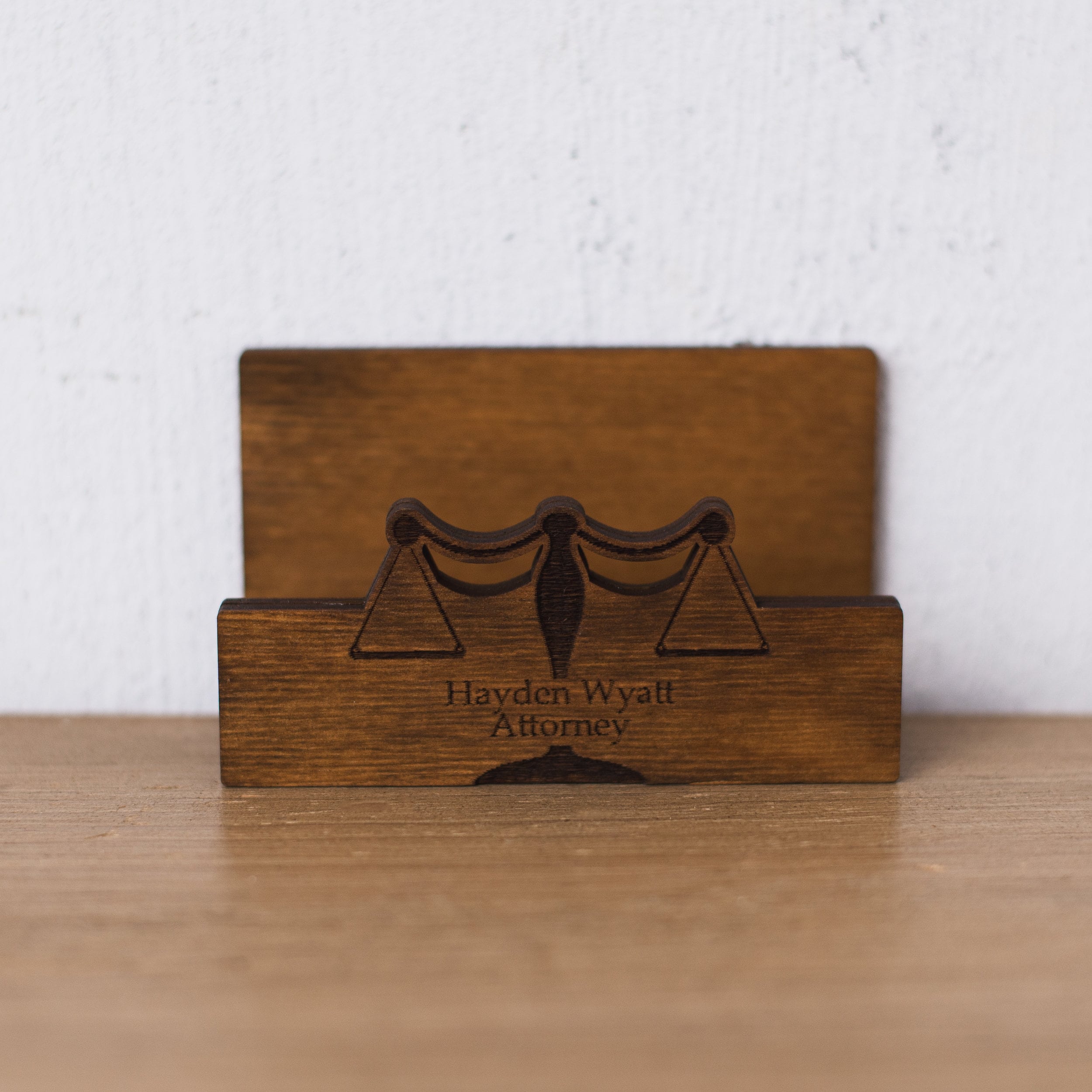 Lawyer Business Card Holder, Attorney Business Card Holder, Attorney
