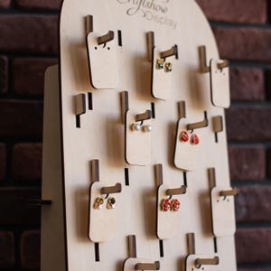 Présentoir de boucles d'oreilles, présentoir de salon d'artisanat de boucles d'oreilles, porte-cartes pour boucles d'oreilles, support de boucles d'oreilles, présentoir de bijoux, présentoir d'exposition d'artisanat de bijoux
