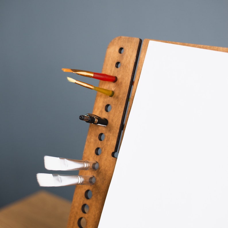 Artist Sketch Board, Drawing Clipboard With Metal Clip 8K Wooden Sketch