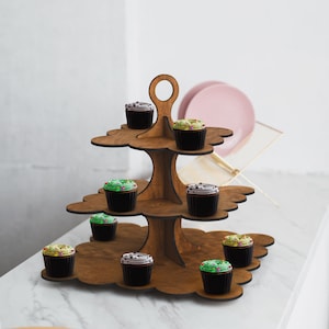 Rustic cupcake tower, Wooden cupcake stand wedding, 3 tier cupcake stand, Wedding cake display, Cupcake holder wedding, Dessert tower