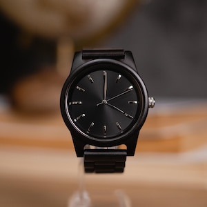 Custom wood watch for men, Personalized wooden watch for men, Minimalist wood watches, Wood watch for him, Watch wedding gift