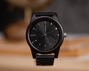 Custom wood watch for men, Personalized wooden watch for men, Minimalist wood watches, Wood watch for him, Watch wedding gift