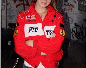 Ferrari Racing Jacket, NASCAR jacket Vintage jacket Racer jacket Racing jacket, Formula F1 Racking Jacket, Bomber Jacket Oversize jacket