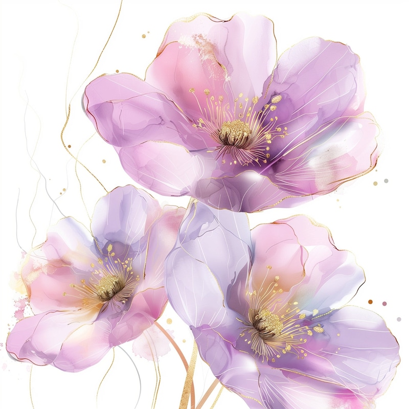 Abstract Floral Art - Etsy