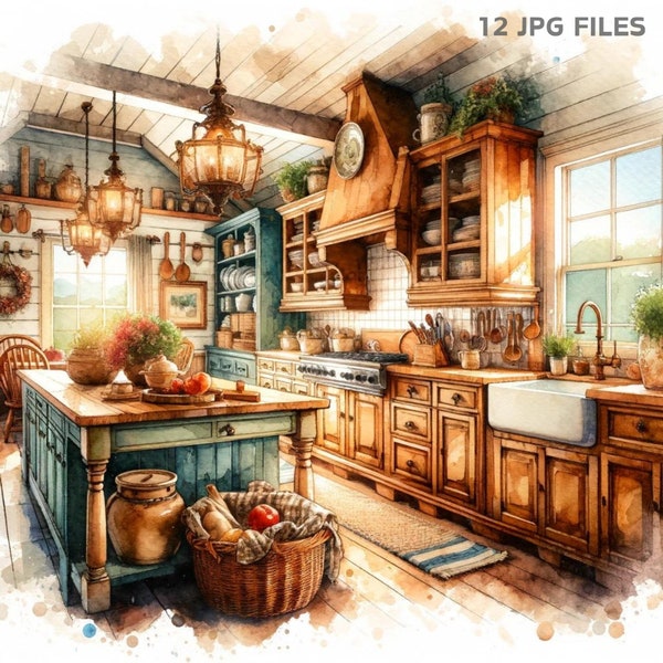 Kitchen Clipart - Etsy