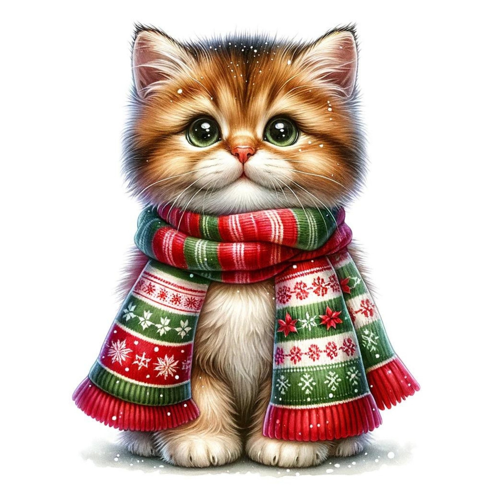Funny christmas kitten pictures