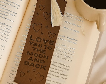 Laser Cut and Engraved Rustic Bookmarks SVG Ai DXF Digital File for Book Lovers
