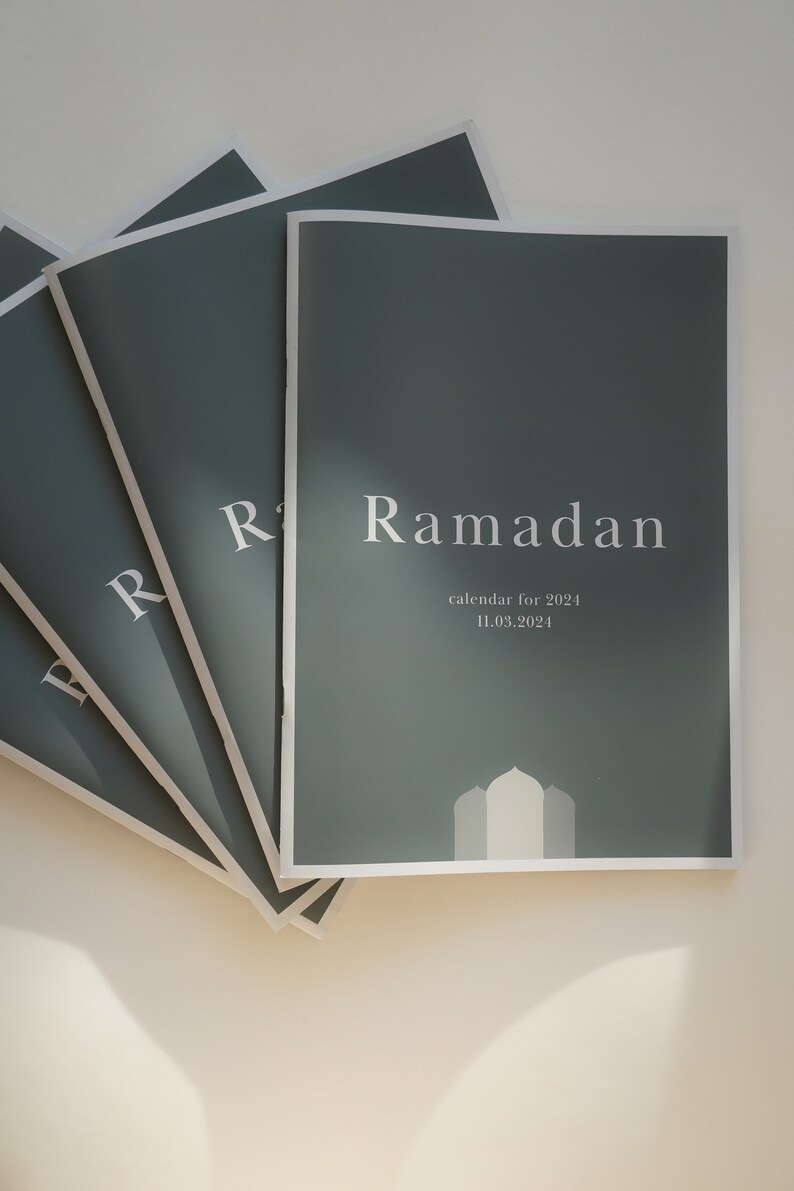 Ramadan Kalender 2024 Ramadan Calendar Ramadhan Planer Journal Geschenk
