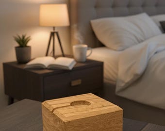 Handmade Wooden oak Apple Watch Stand