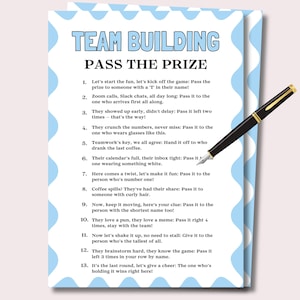 Team Building Pass the Prize Game, Team Building Activities for Office Pass the Gift, Team Building Games, Office Games, Activity for Work