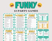Funny Ice Breaker Games, Fun Printable Games for Adults, Team Building Games, Adult Party Games, Birthday Party Games, Family Reunion Games