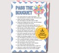 Pass the Bouquet, Fun Pass the Prize Game for Adults & Kids, Printable Summer Game, Bridal Shower Game, Wedding Pass the Gift Game product logo