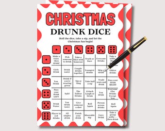 Gioco Da Bere Per Adulti - Divertente Per Feste, Natale, Capodanno E Serate Con Amici