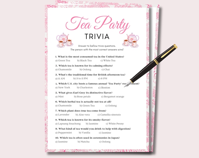 Christian Tea Party Games | Bible Tea Party | Tea Party Games | Ladies ...