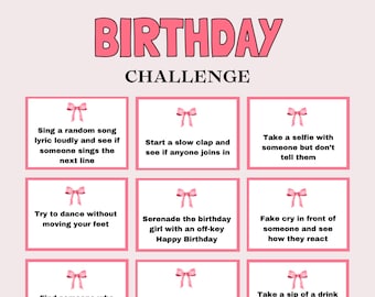 Sweet 16 Game Challenge, Fun Sweet 16 Party Game for Teen Birthday Games, 16th Birthday Games, Sweet Sixteen Games, Teen Party Games