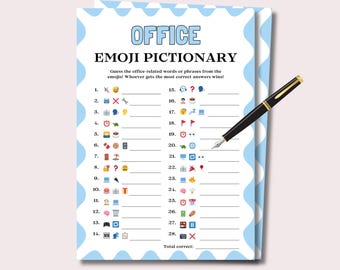 Team Building Activities for Office Emoji Pictionary Game, Team - Main Image