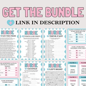 Nurse Which Came First Game, Fun Nurse Game for Medical Party, Nurse Party Trivia Quiz, Nurse Week Activity, Retirement Nurse Medical Game image 5