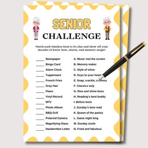 Games voor senioren Groepsuitdaging, seniorengames voor senioren, seniorenfeestspellen, activiteiten voor ouderen, seniorenraadsels