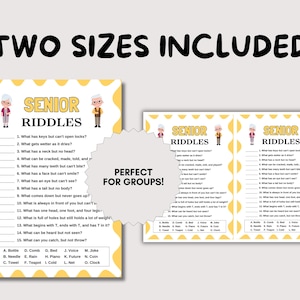 Senior Riddles Worksheet Printable Riddles Games for Senior Citizens, Elderly Games for Elderly Icebreaker ...