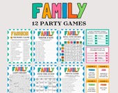 Family Reunion Games Bundle, Fun Printable Family Games for Adults Kids, Family Game Night, Cousins Games, Family Ice Breaker Activities