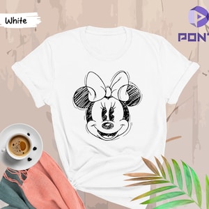 Minnie Mouse Shirt, Disney Shirt, Disney World Traveler, Disney Vacation, Disney Trip Shirt, Disney Girl, Disney Cute Shirt, Retro Minnie