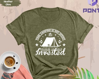 Camp Lover Shirt, Camping Shirt, Camping Heart Shirt, Cute Hiking Shirt, Adventure Shirt, Camper Shirt, Gift for Her, Camper Dad Mom Family