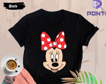 Minnie Mouse Shirt, Retro Minnie Shirt, Polka Dot Bow Minnie, Mickey Friends Shirt, Magic Kingdom, Disney Family Vacation, Disneyland Trip