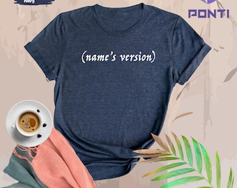Personalized Your Name Version Shirt, Custom Your Name's Version Shirt, Swift Shirt, Singer Shirt, Concert Shirt, World Tour Shirt
