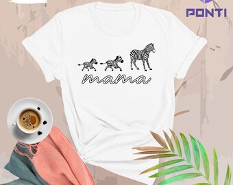 Zebra Mama Shirt, Mom And Baby Zebra Shirt, Zebra Lover Tee, Funny Mama Shirt, Mama Shirt, New Baby Shirt, Mothers Day Shirt, Zebra Mama Tee