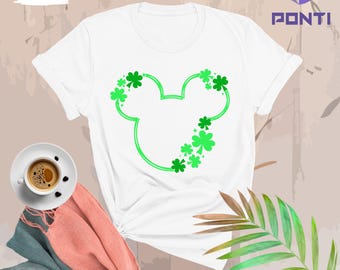 Disney Day Shirt, St Patrick's Day Shirt, Mickey St Patrick's Day Shirt, Happy St Patrick's Disney 2026 Holiday Shirt, Disney Trip Shamrock