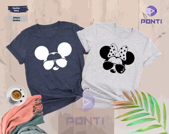 Disney Matching Shirts, Disney Family Shirts, Mickey and Minnie Disney Shirt, Mickey Sunglasses Shirt, Disney World Disneyland Vacation