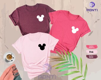 Disney Pocket Mickey Head Shirt, Mickey Ear Shirt, Disneyworld Tee, Disney Mickey Shirt, Disney Trip Shirt, Disneyland, Mickey Mouse Shirt