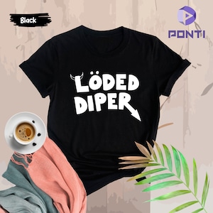 Loded Diper Shirt, Vintage Look, Diary of a Wimpy Kid Tee, Short-Sleeve Unisex Rodrick Rules T-Shirt, Gifts for Kids, Kids Boys Girls Shirt