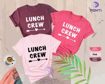 Lunch Crew, Lunch Crew Shirt, Student Nutrition Team, Cafeteria Worker Shirts, Cafeteria Matching Shirts, Lunch Squad T shirt, Lunch Lover