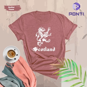 Vintage Scottish Lion Shirt, Scotland Crest Flag Gift, Being Scottish Tee, Proud Scotsman Gift, Scottish Royal Standart Lion Rampant Flag