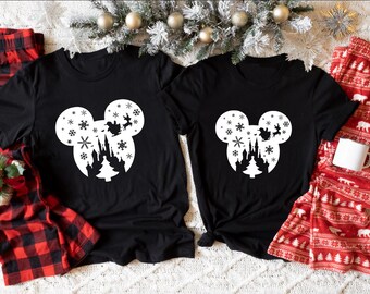Disney Christmas Shirts, Matching Disney Shirts, Mickey Head Christmas Shirt, Family Christmas Shirts, Disney Matching T-shirts Sweatshirt
