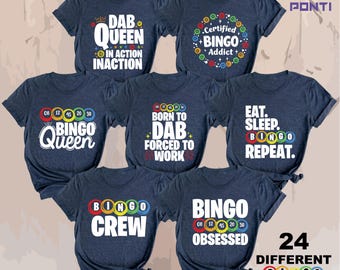Bingo Shirts, Gift For Bingo Games Lover, Gift For Bingo Player, Bingo Shirt, Bingo Squad, Bingo Lady, Bingo Crew, Bingo Team, Bingo Tshirts