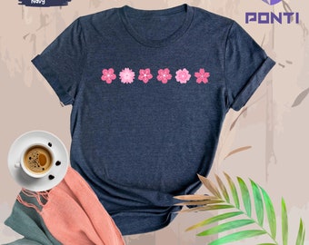 Cherry Blossom Shirt, Sakura Shirt, Cherry Blossom Gift, Floral T-shirt, Japanese Cherry Shirt, Girls Flower TShirt, Cherry Blossom Tree Tee